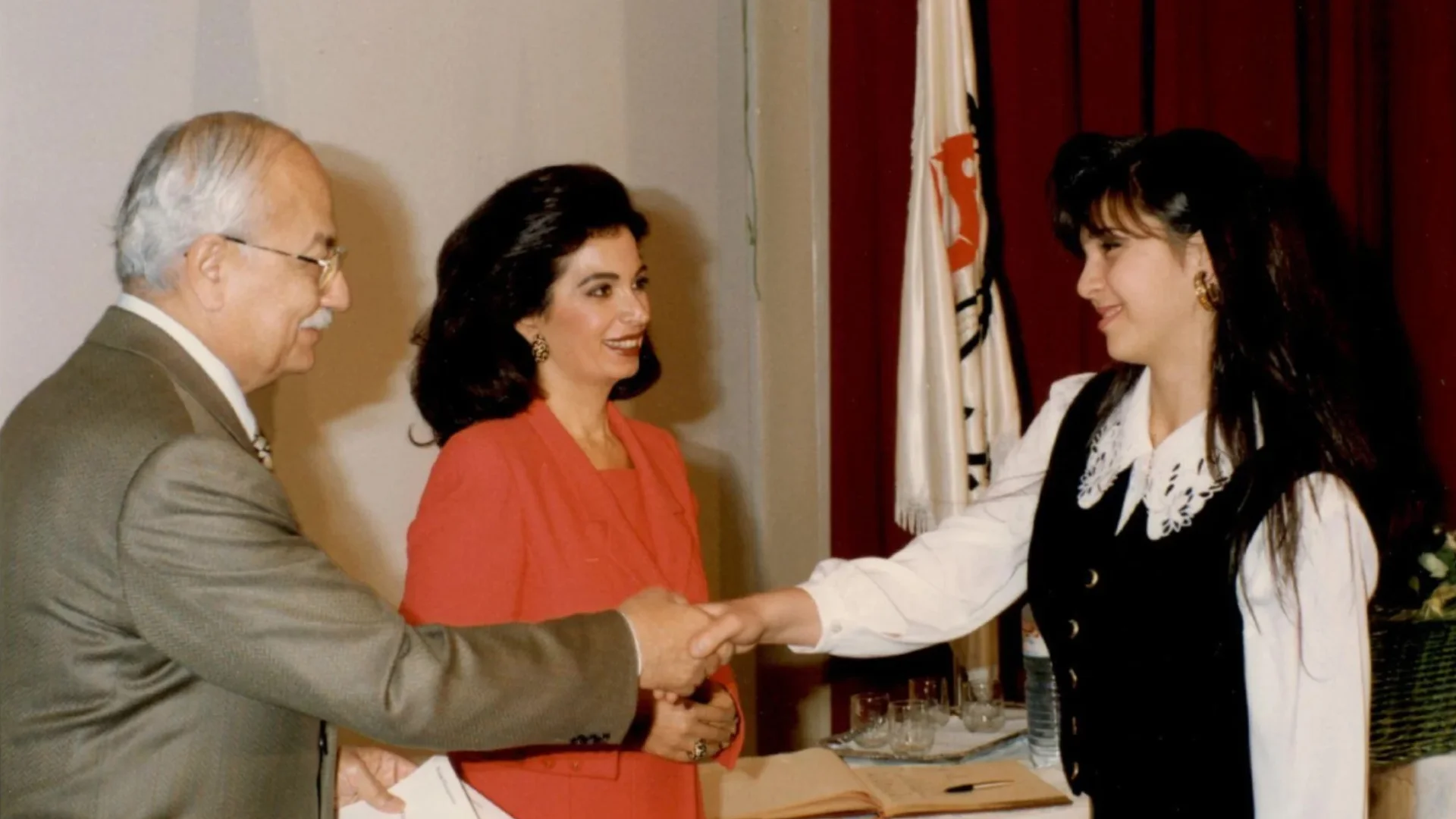 Mrs. Nazik Rafik Hariri dedicating her service to educational and community resilience